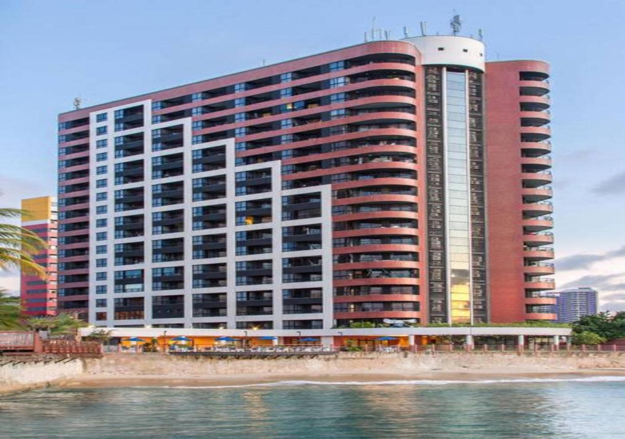 Апартаменты Iate Plaza - Calcadao - Frente Mar Flat 603 Форталеза Экстерьер фото