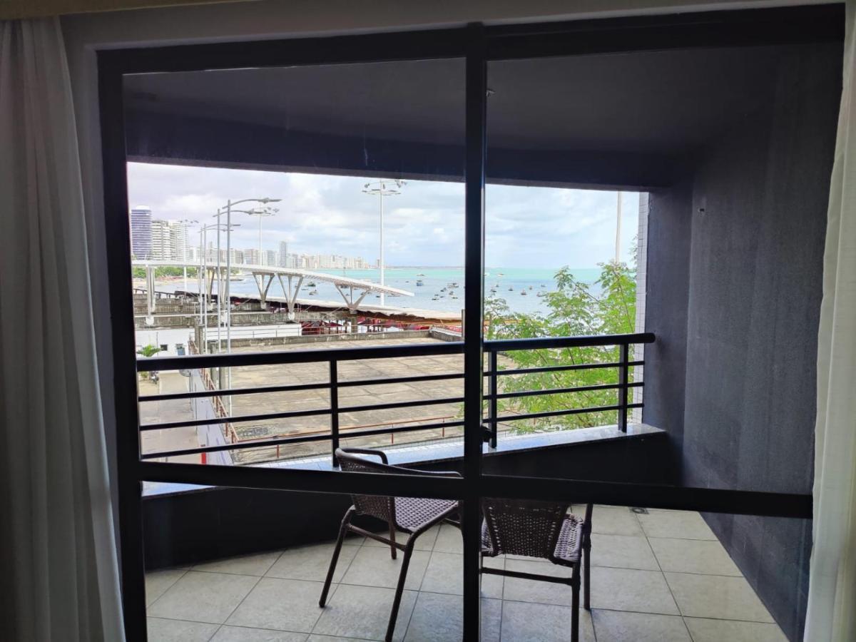 Апартаменты Iate Plaza - Calcadao - Frente Mar Flat 603 Форталеза Экстерьер фото
