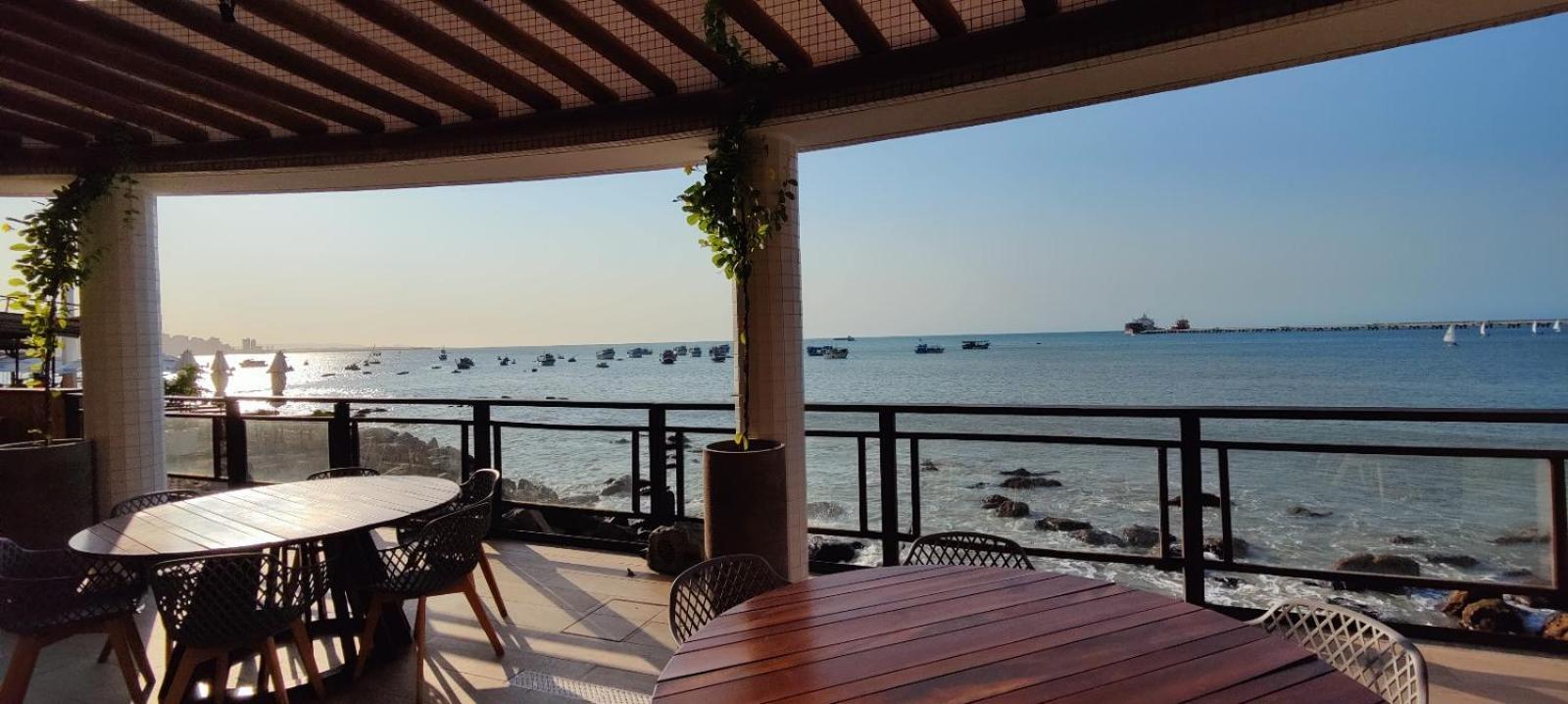 Апартаменты Iate Plaza - Calcadao - Frente Mar Flat 603 Форталеза Экстерьер фото