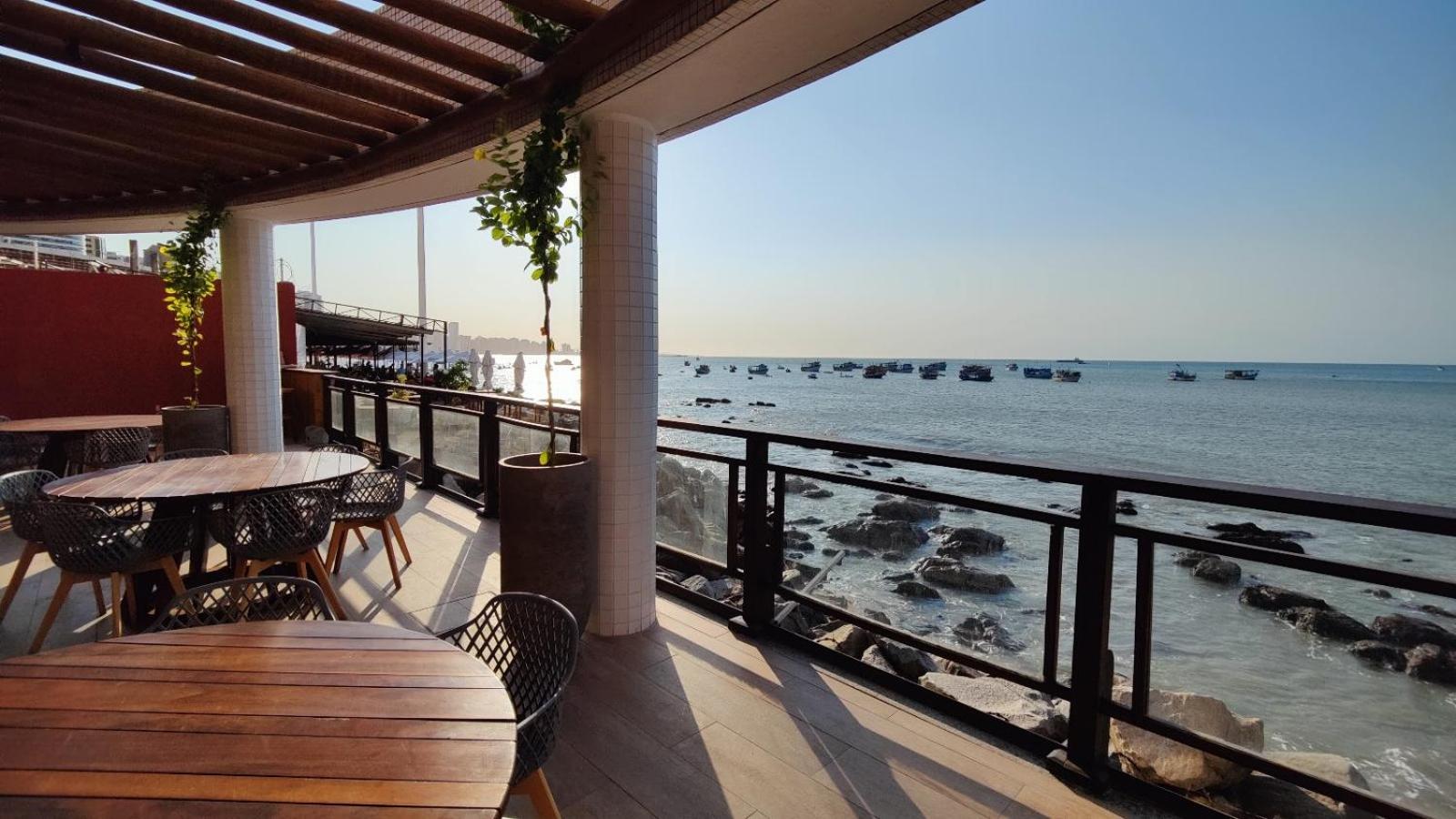 Апартаменты Iate Plaza - Calcadao - Frente Mar Flat 603 Форталеза Экстерьер фото