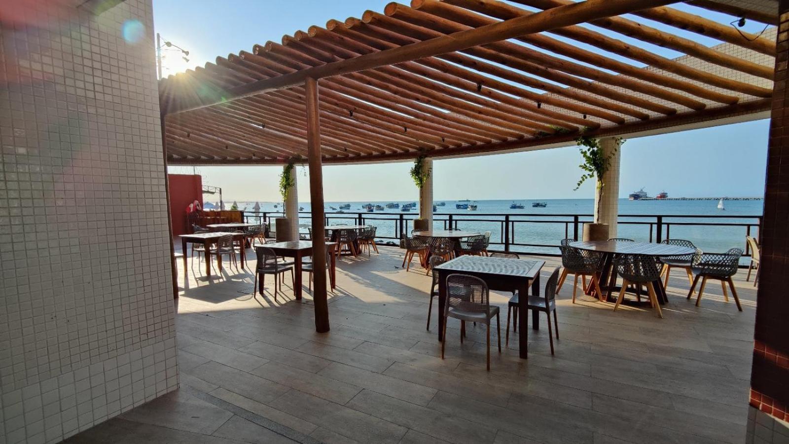 Апартаменты Iate Plaza - Calcadao - Frente Mar Flat 603 Форталеза Экстерьер фото