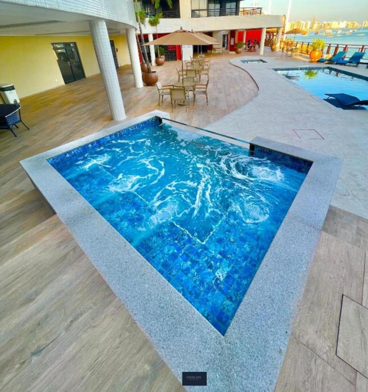 Апартаменты Iate Plaza - Calcadao - Frente Mar Flat 603 Форталеза Экстерьер фото